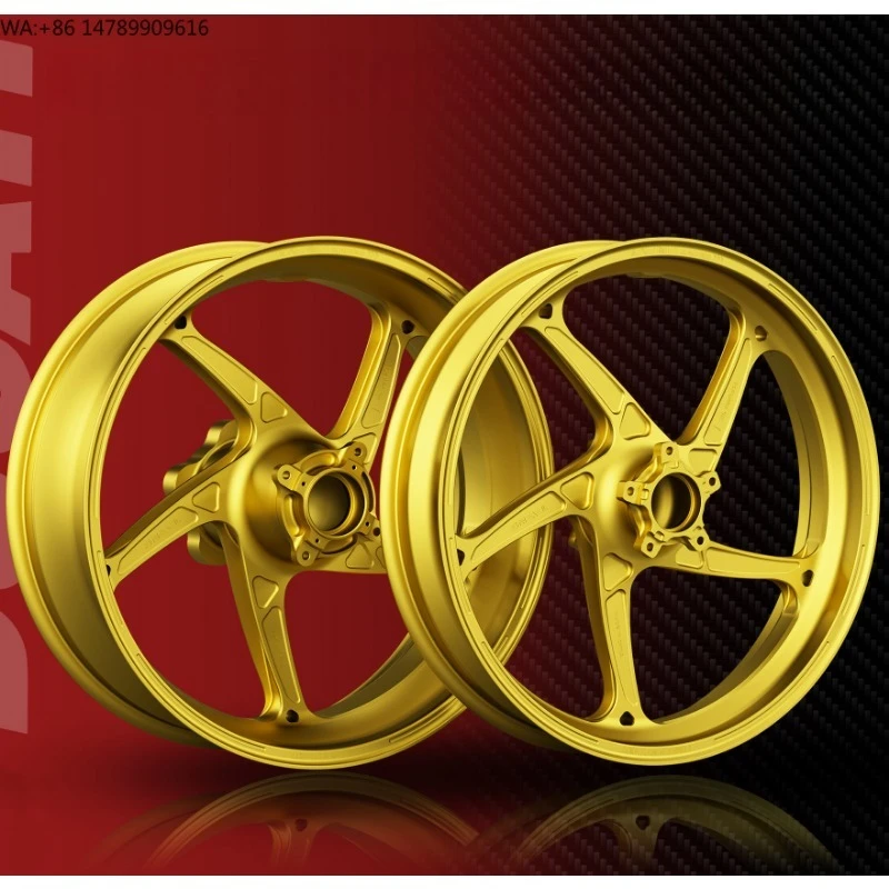 

WSBKZhang Xue's Champion Race Bike ReplicaForged Wheels for Ducati Panigale V2/V4/V4R - Lightweight Alloy Rims w/ Single-Side