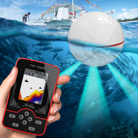 Erchang F13 Wireless Fish Finder Sounder For Fishing 60m/200ft Water Depth Fishfinder Rechargable Portable Echo-Sounder