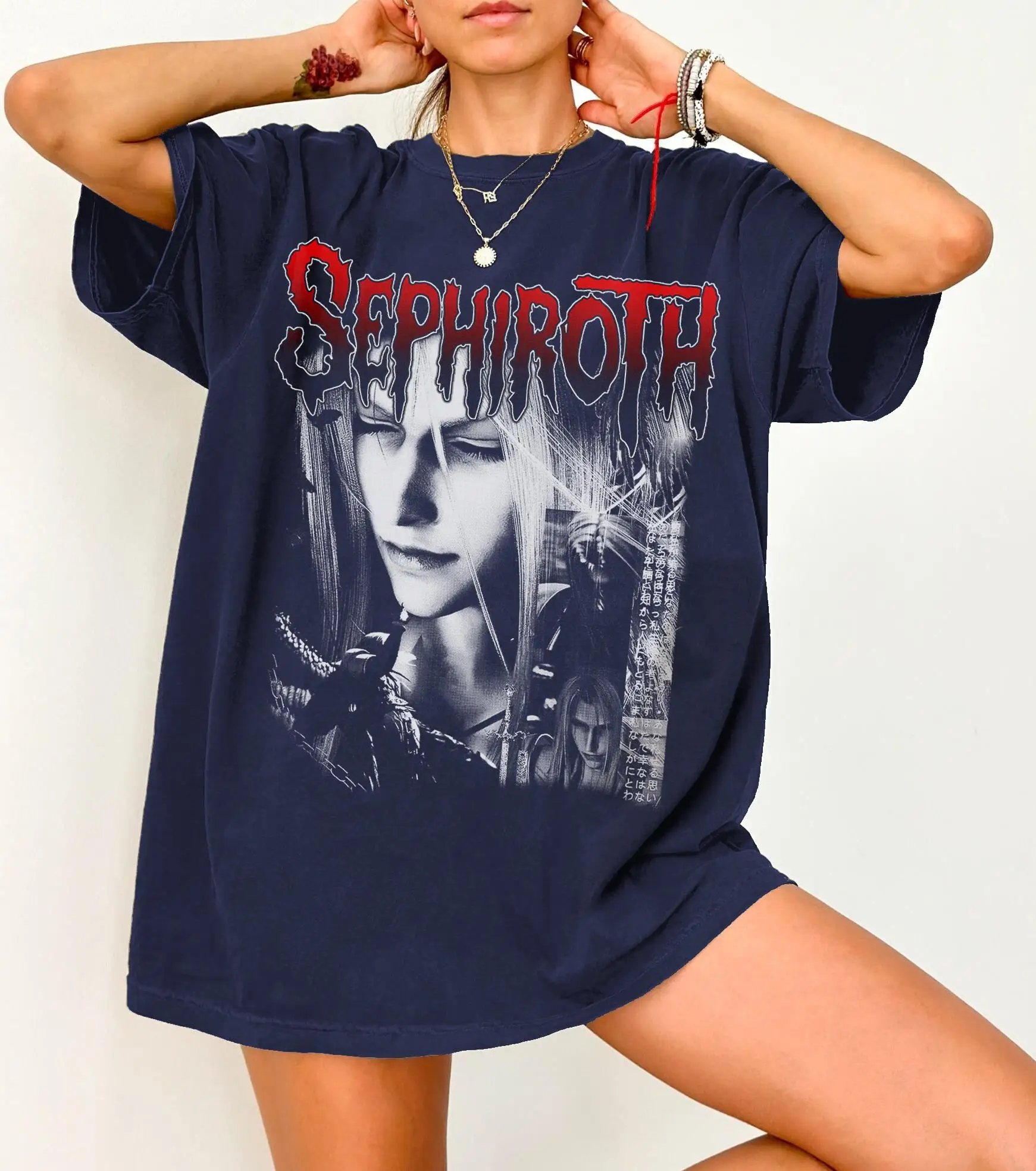 Retro 90s patternstyle Seferos T-shirta gender-neutral T-shirt included as a gift for both men and women in 