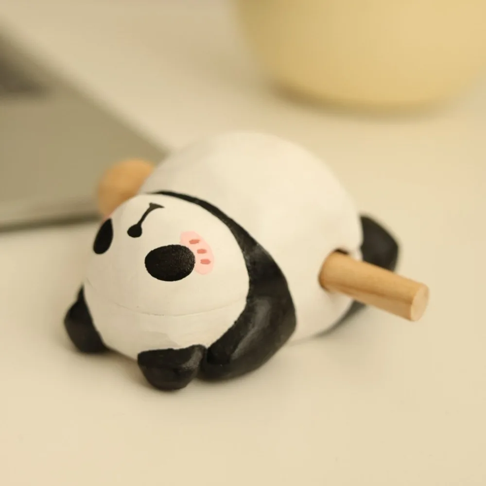 

Animal Shape Small Wooden Fish Decompression with Mallet Wooden Carving Ornaments Cute Merit+1 Percussion Toy Preschool