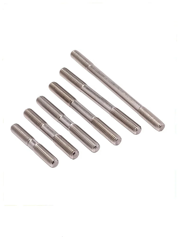 XIBIO M12 Filetage Gauche et Droit Tige filetée à Double extrémité Barre de Filetage Positive et négative boulons vis 304 Acier Inoxydable (Color : M12x100mm- 1pcs