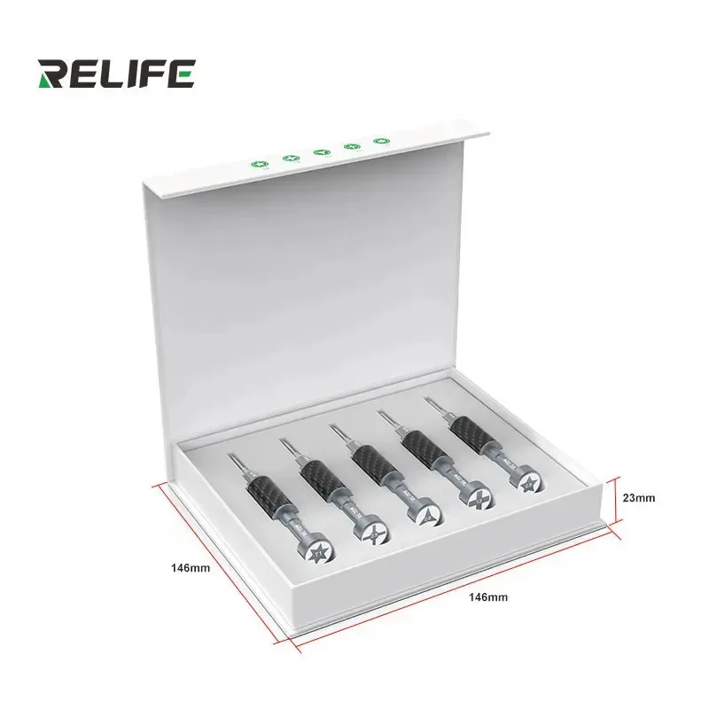 NEW High Precision Built-in Magnet Screwdriver Set For Mobile Phone Repair Screw Driver Tool RELIFE RL-729A