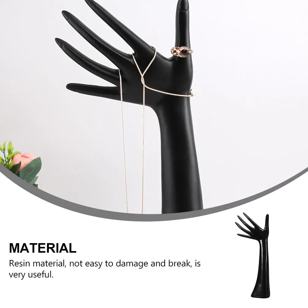 

Resin Jewelry Display Stand Earring Organizer Holder Rack Vintage Creative Practical Bedroom Dressing Table Decoration Black