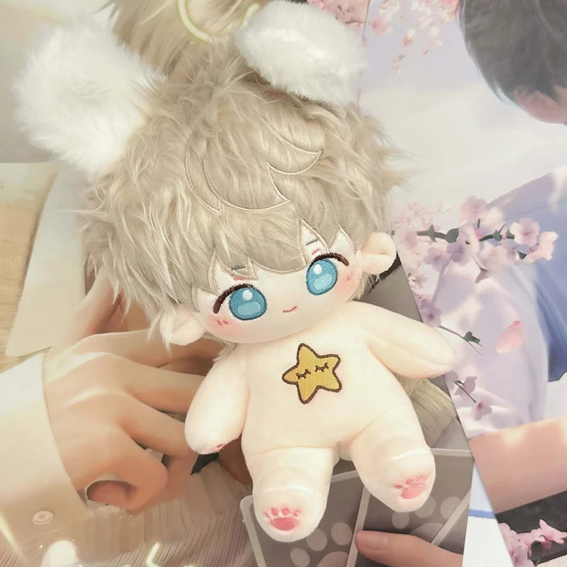 20cm Kawaii Naked Idol Cotton Doll  Anime Love and Deepspace Plush Stuffed Dolls Fans Collection Gift Plushies Toy