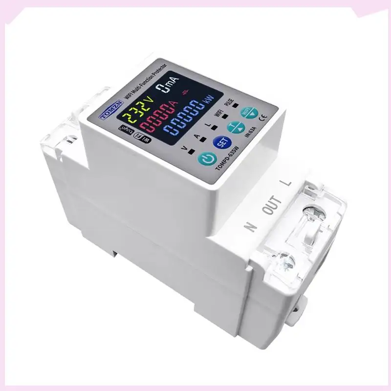 B24B TOMZN TUYA WIFI Smart Switch Smart Circuit Breaker TOMPD-63SW Kwh Metering Circuit Breaker