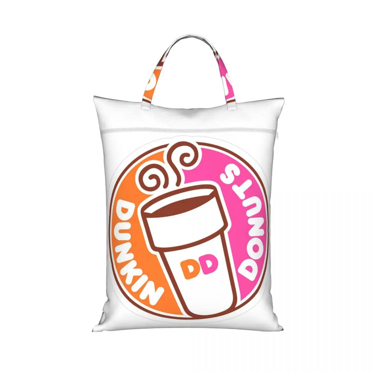 Dunkin Donuts Laundry Collector Foldable Laundry Basket Large Storage Washing Basket Home Organizer