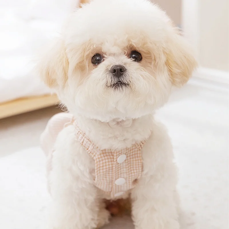 Dog Dress Cute Summer Dogs Clothes Luxury Puppy Weeding Dress Fashion Cat Sling Skirt Pet Kitten Princess Dresses for Small Dogs