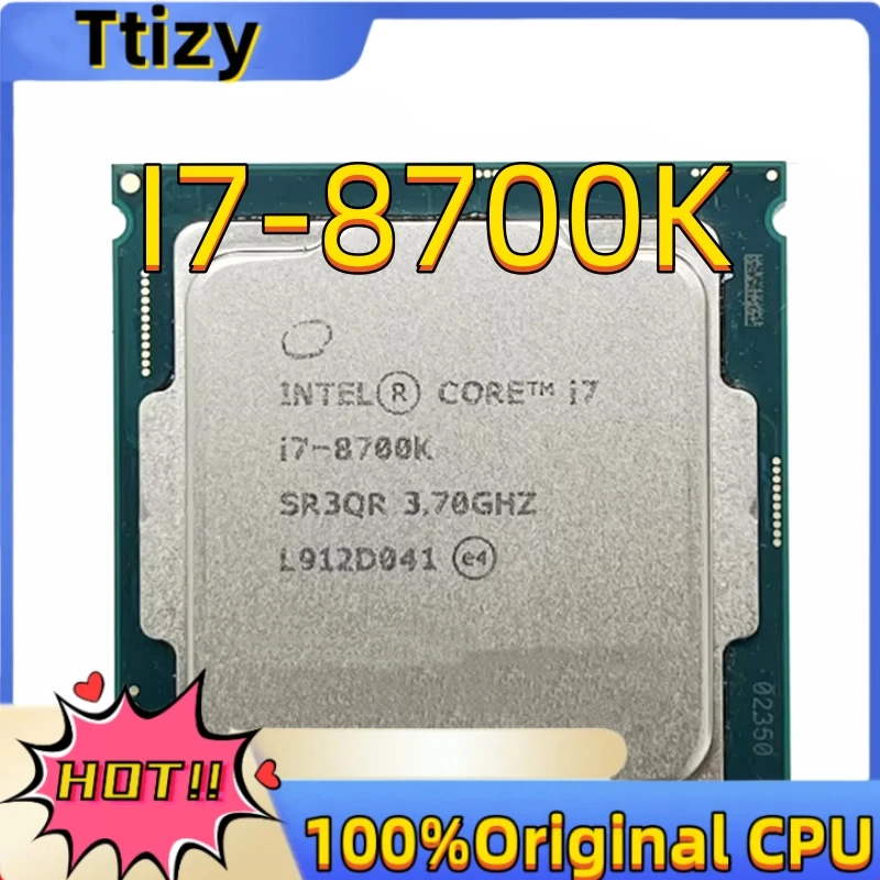 Core i7-8700K SR3QR 3.7GHz 6C / 12T 12MB 95W LGA1151 Coffee Lake