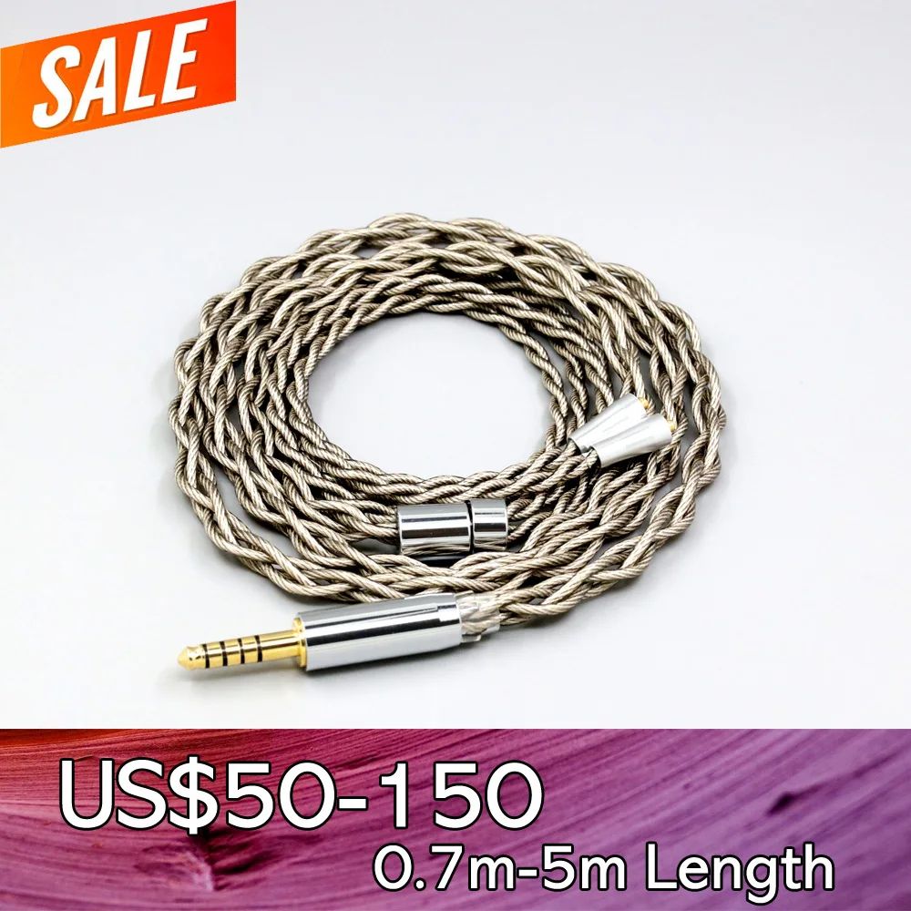 

99% Pure Silver + Graphene Silver Plated Shield Earphone Cable For W40 W50 W60 UM10 UM20 UM30 UM40 UM50 Pro LN007929