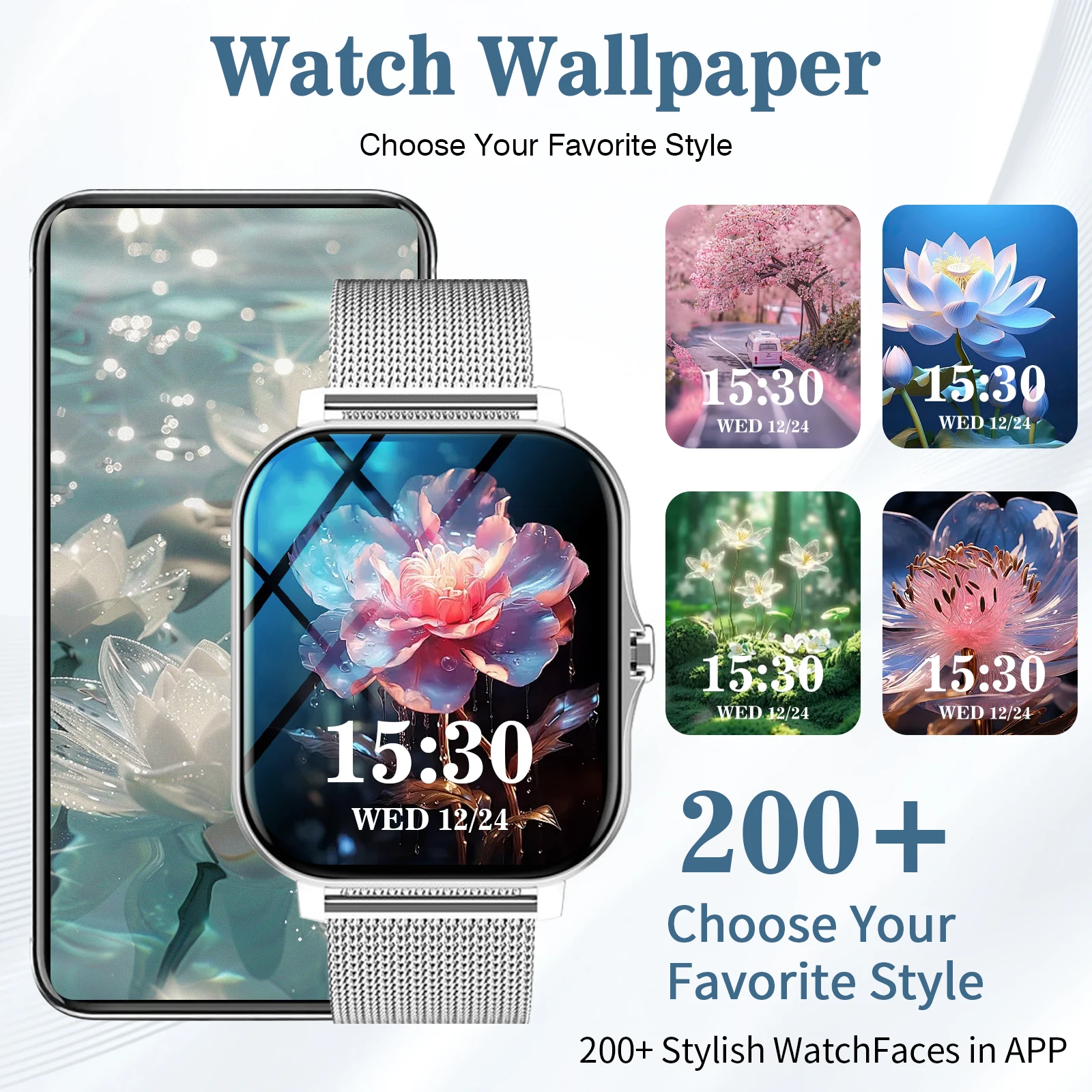 The latest smart watch in 2025, unisex, sports smart watch, supports wireless calls, sports fitness, Android iOS mobile phones