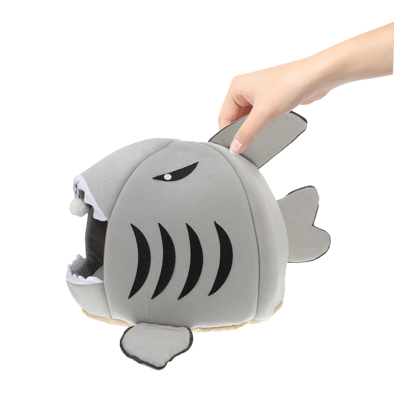 

Dog House Bed Shark Grey Soft Cotton Warm Comfortable Nest for Pets Cats Puppies Pet Bed Pet Warm House
