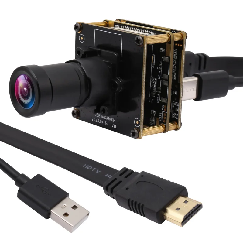 

ELP 4K 30fps USB HDMI модуль камеры H.264 мини камера на ПК камера для компьютера монитора одновременно USB камера безопасности