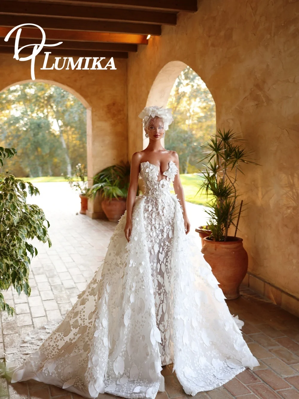 Vestido De novia seductor con escote corazón, vestido De novia romántico De hoja 3D, vestido De baile a la moda, vestido De novia largo hasta el suelo, bata De M 2026