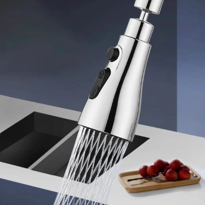 Kitchen Faucet Expander Kitchen Sink Accessories Can Rotate Freely At 360 Degrees Splash-proof Supercharged Faucet
