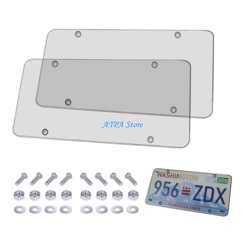 

U13C Cover Shield Unbreakable Holder License Plate Frame Car Truck Decoration Frame