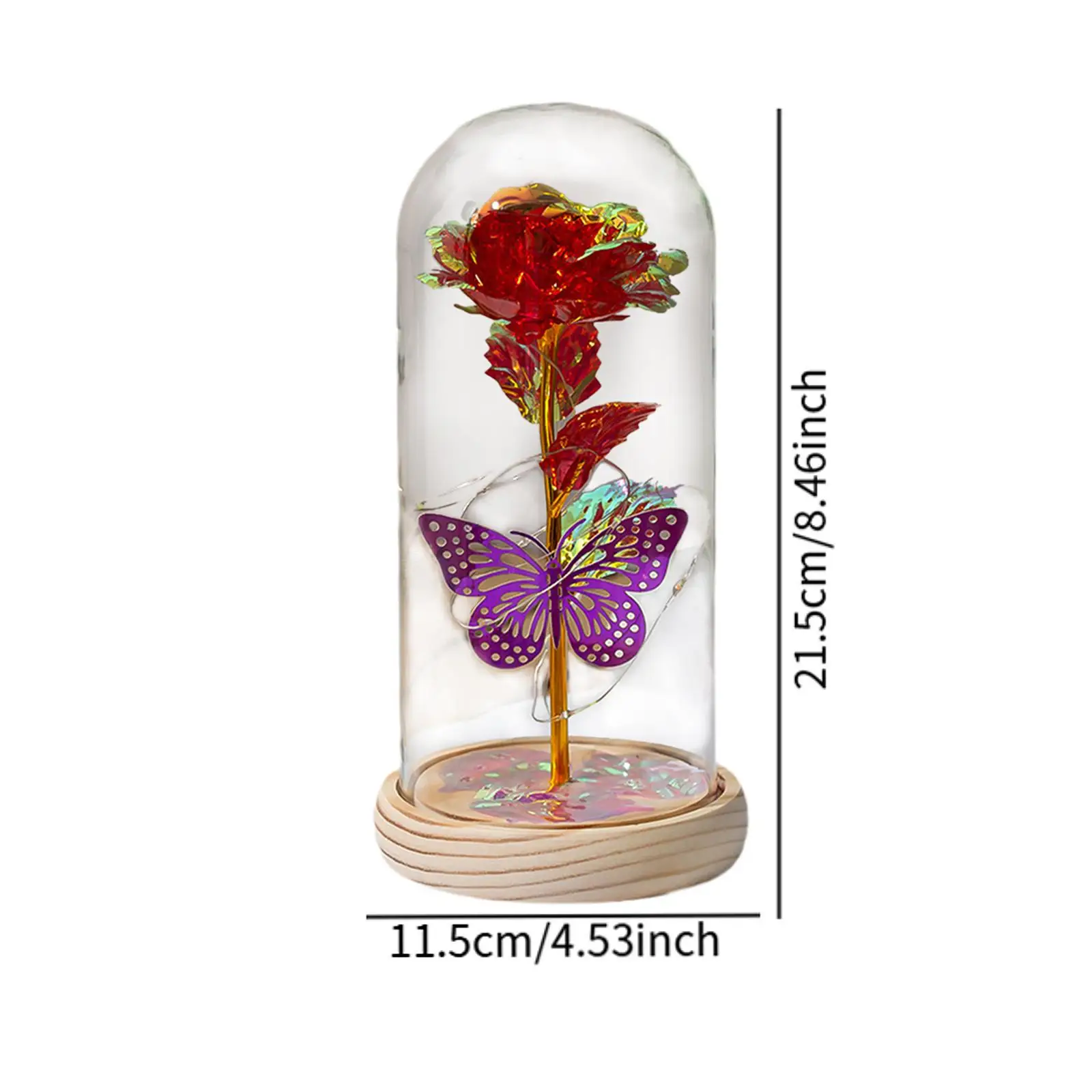 Regalos del día de San Valentín para su flor preservada para la esposa de compromiso de cumpleaños