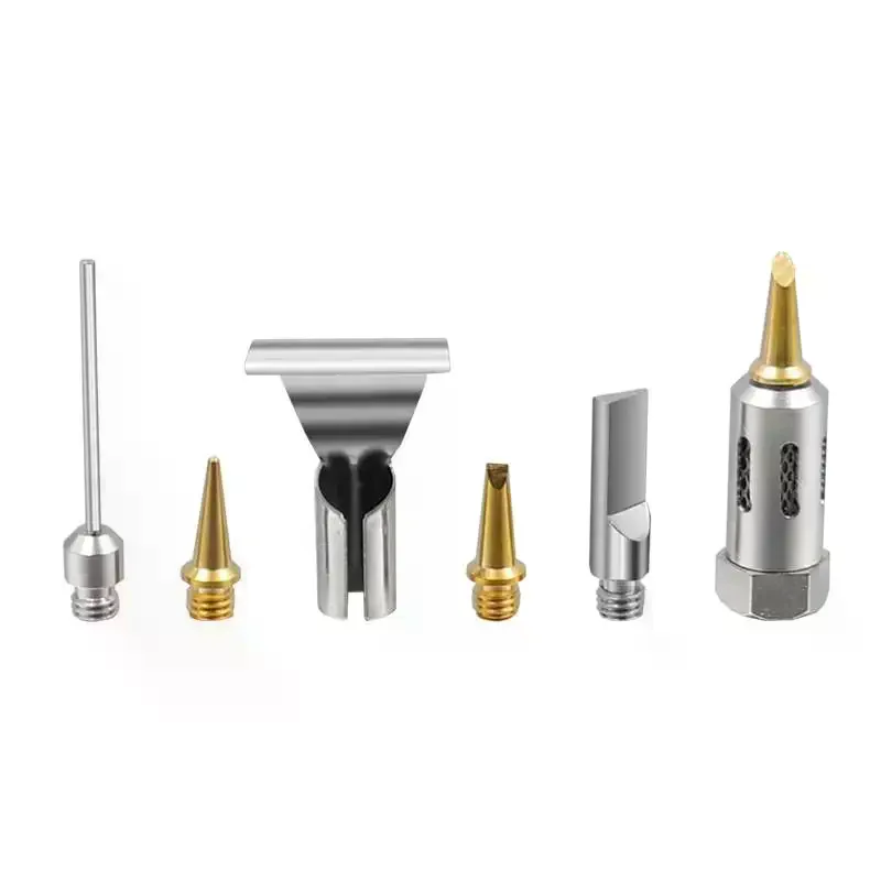 Quick Heat Ignition Welding Head Gas Soldering Iron Head Butane Gas Soldering Iron Kit Gas Welding Kit Welding Torch Pen Tool