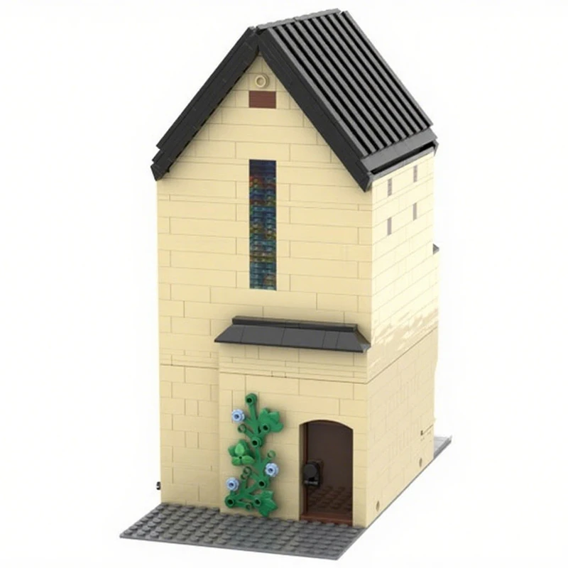 1272pcs MOC Gitaar Winkel Modulaire Gebouwen Bouwstenen Onderwijs tiener Kerst speelgoed Gift Model Volwassen Constructeren