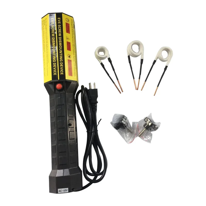 Mini Induction Heating Bolt Remover 1200W Car Body Repair With Kit Magnetic Induction Heater Tool