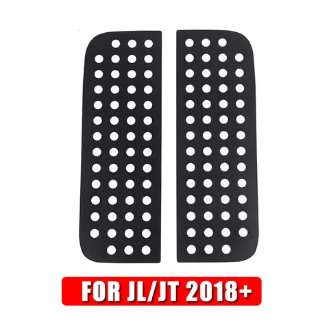 Декоративная накладка на заднее стекло автомобиля для Jeep Wrangler JK JL 2007-2019 2020 2021 2022 4-дверные аксессуары черного цвета