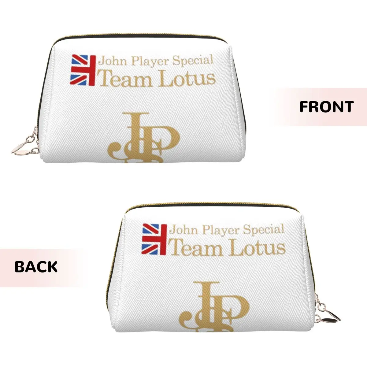 Jps John Player Special Team Lotus Women Cosmetic Bag Travel Makeup Organizer Pouch Toiletry Storage Dopp Kit Box