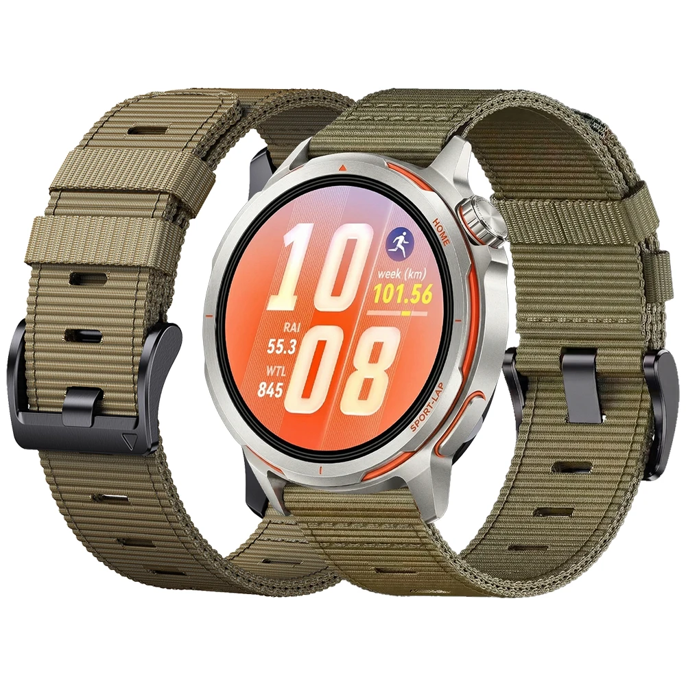 22mm Nylonarmband für HUAWEI WATCH GT Runner 2 Sportarmband für HUAWEI GT 6 5 4 3 46mm / Ultimate 2 Armbandzubehör