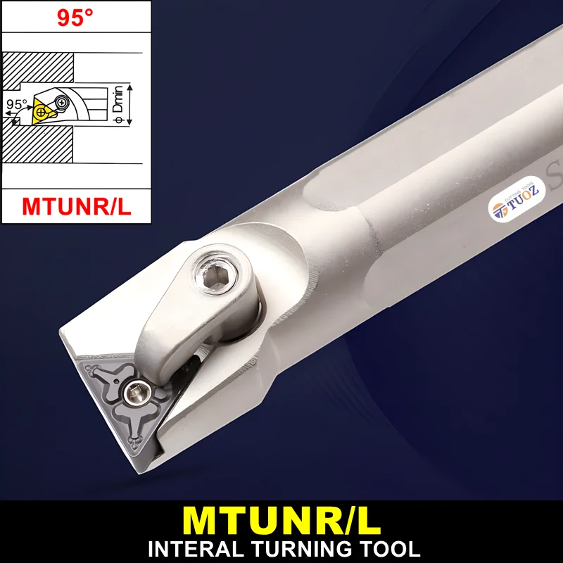 

TUOZ MTUNR 95° Lathe Tools S16Q-MTUNR16 S20R-MTUNR16 S2S5-MTUNR16 S16Q-MTUNL16 S20R-MTUNL16 S25S-MTUNL16 Internal Turning tools