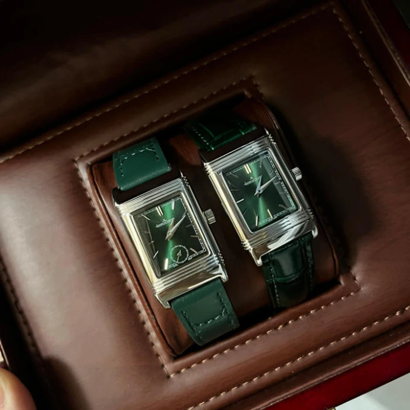 Часы JL с откидной крышкой на 180 градусов, швейцарским кварцевым механизмом, ремешком из натуральной кожи, повседневными и модными, высококачественными, точными и Часы JL с откидной крышкой на 180 градусов, швейцарским кварцевым механизмом, ремешком из натуральной кожи, повседневными и модными, высококачественными, точными и