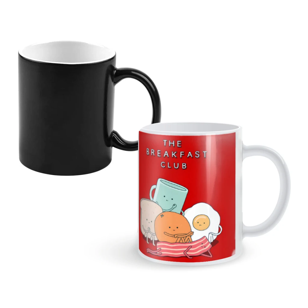 

The Breakfast ClubCoffee Mugs And Mug Creative Color Change Tea Cup Ceramic Milk Cups Novelty Gifts