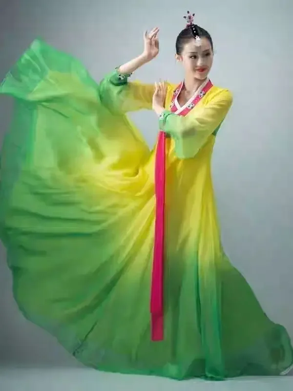 Hanbok Koreańska odzież Tradycyjna koreańska sukienka Hanbok Kobiecy koreański ludowy kostium taneczny Koreański tradycyjny kostium