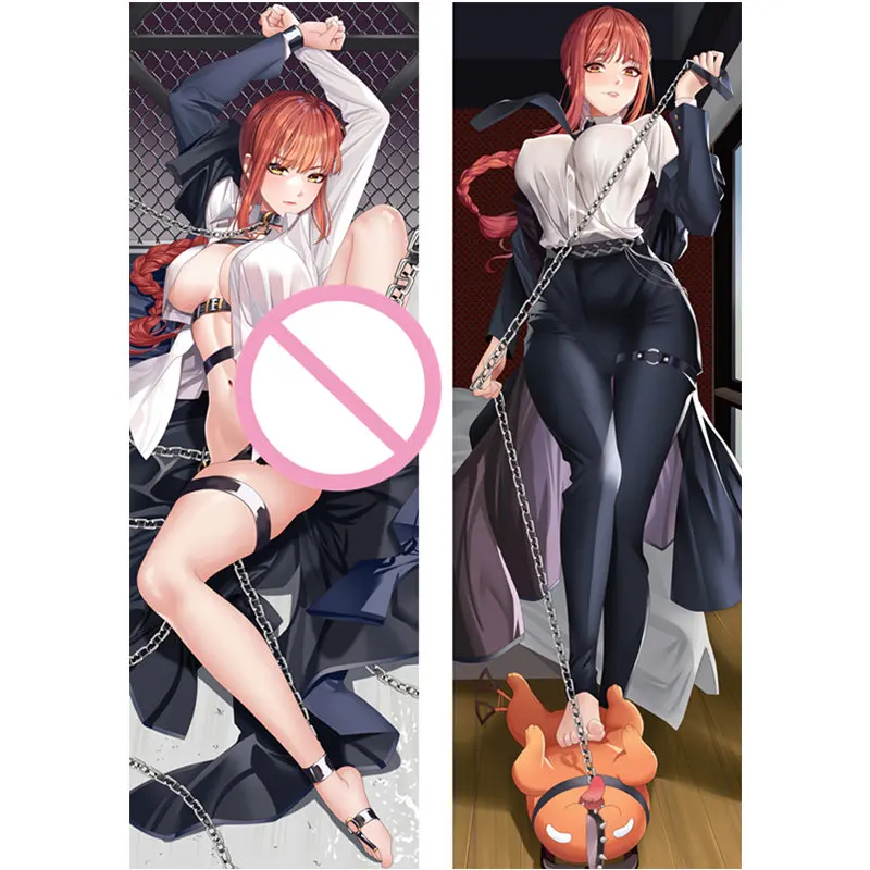 Uncensored 18 Sexy Anime Chainsaw Man Reze Makima 3D Dakimakura Case Body Hugging Pillow Cushion Covers For Otaku Brithday Gifts