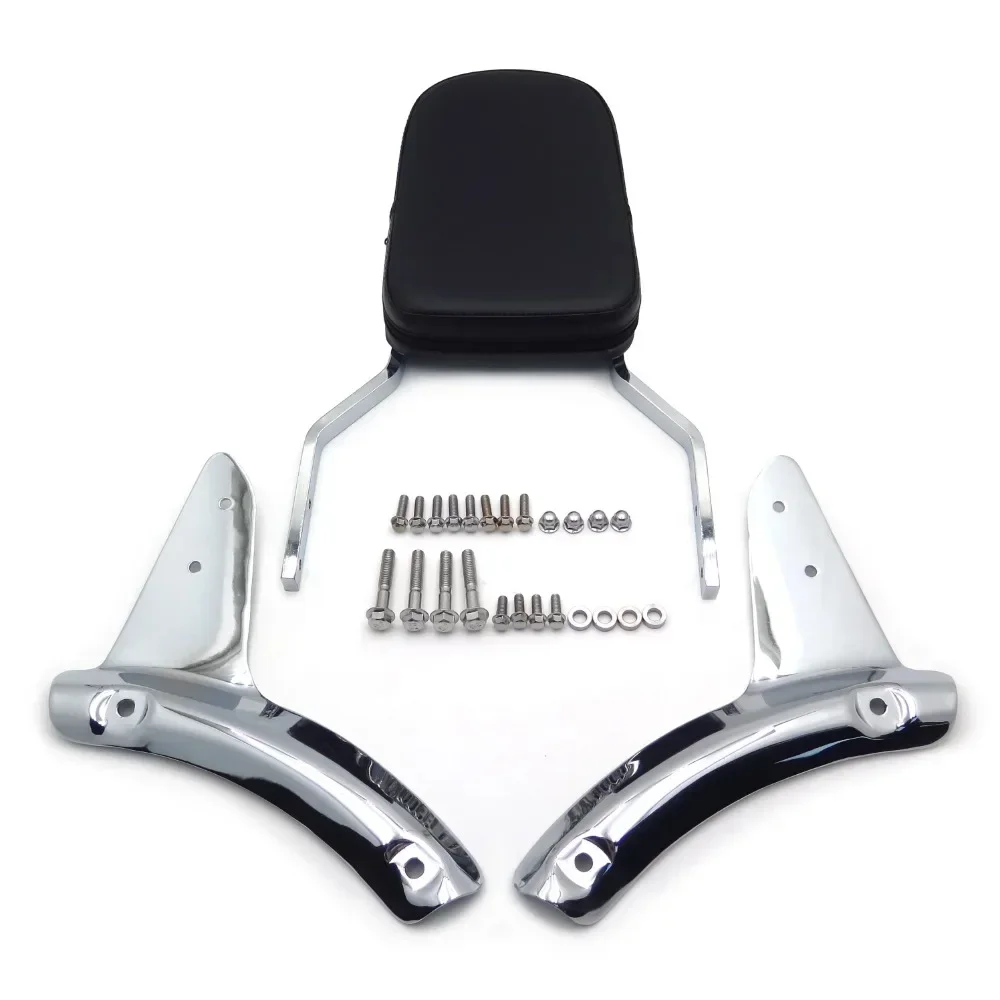 Motorcycle Parts Sissy Bar for Honda Shadow Aero 1100 Flame Backrest with Leather Pad
