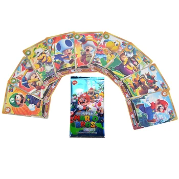 Super Mario Bros Luigi Toad DK Princess Peach Bowser Wario Game Battle Trading Cards Speelgoed voor kinderverjaardagscadeau