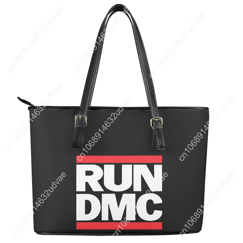 Run DMC Handbag Womens Mens Personalized Tote Bag Fashion Shoulder Bag Business Commuter Leather Purse Grocery Bag Gift