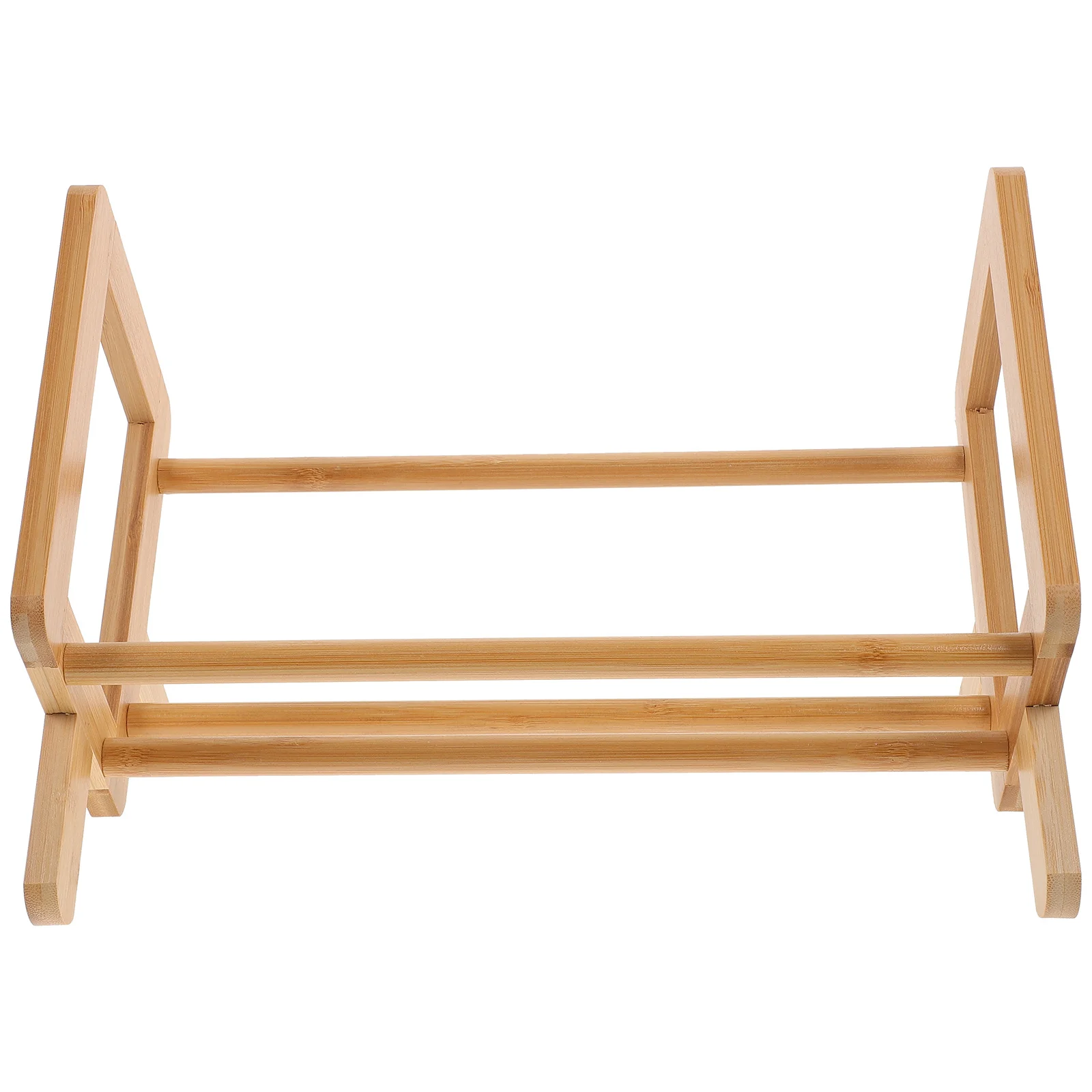 

Bookshelf Bamboo Display Organizer for Desk Bookcase Magazine Rack Desktop
