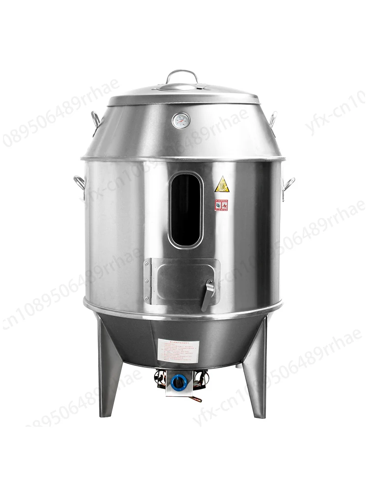 Roast Chicken Stove Commercial Oven Stainless Steel Crispy Pork Belly Gas Double Layer 100CM Charcoal Duck Furnace