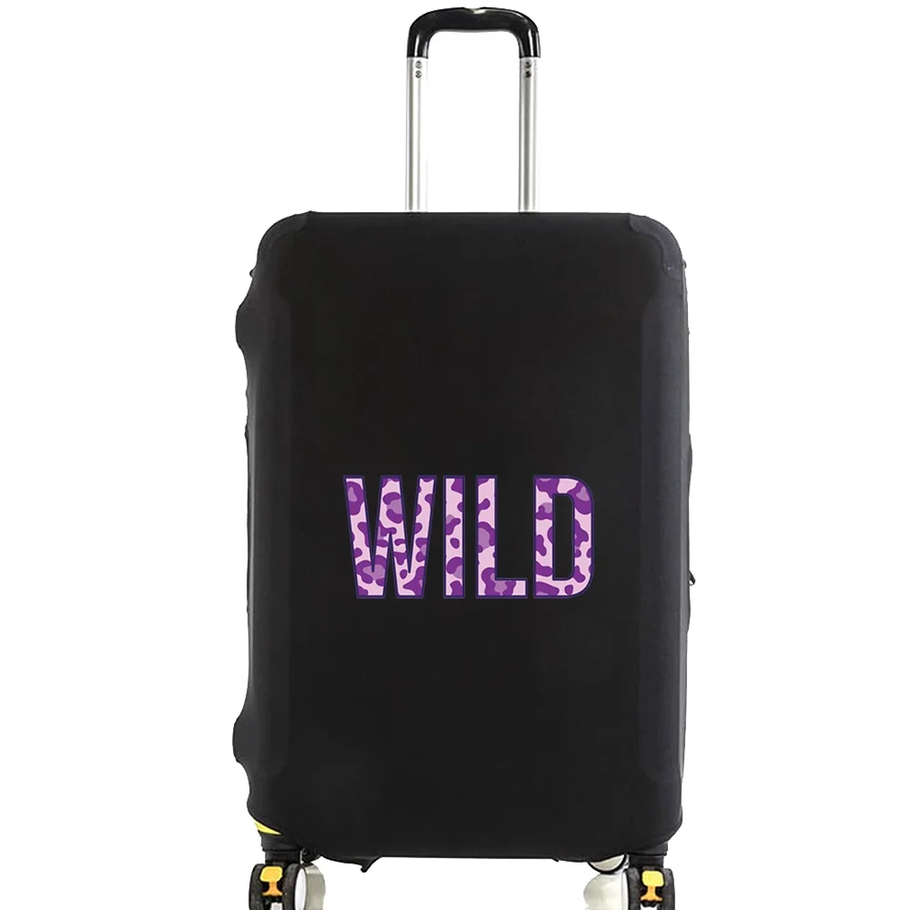 Luggage Cover Thicker Protective Cover Wild Print Luggage Protective Cover Suitable for 18-28 Trolley Case Travel Accessories