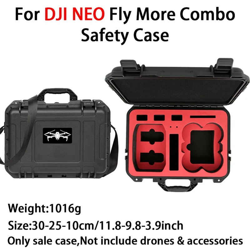 

HW-elFor DJI NEO Case Bag Explosion Proof Portable Waterproof Box Hard Shell Large Capacity Storage Box Drone