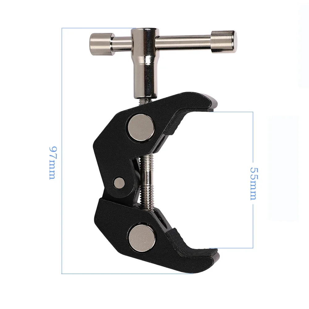 20\'\' Articulated Camera Magic Arm Super Clamp Phgraphy Accessories for Canon Nikon Sony Monitor Mic Flash Bracket Lighting Stand