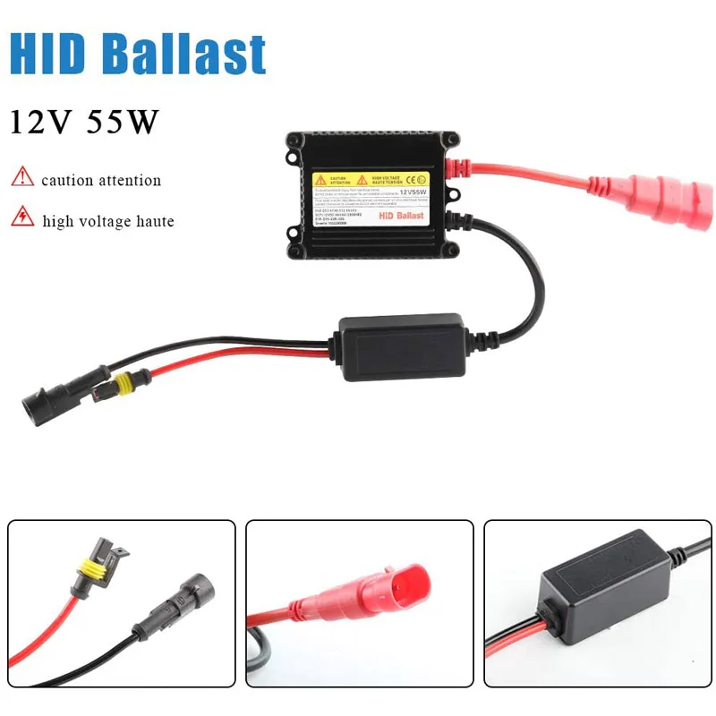 2X Xenon H7 H4 H1 H3 H11 9005 9006 880 Car Headlights Bulbs 12V 55W Ballast Light Kit 3000K 4300K 6000K 8000K 12000k Lamp HID