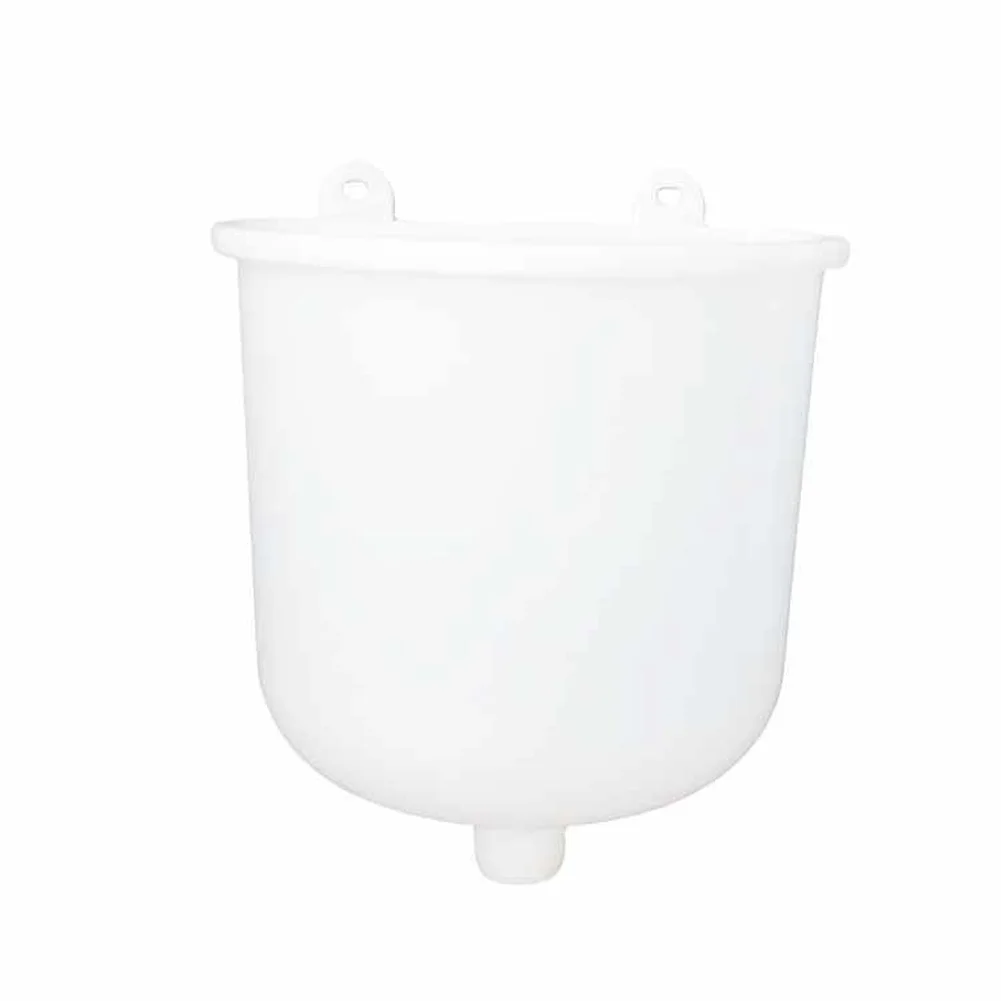 For Boiler Heating System Water Tank in Thick White Plastic Large Semicircular Sink with 32mm Inlet Connection