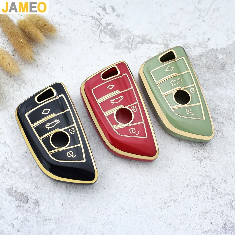 TPU Car Key Case Cover for Bmw F20 G20 G30 X1 X3 X4 X5 G05 X6 X7 G11 F15 F16 G01 G02 F48 Holder Shell Keychain Accessories