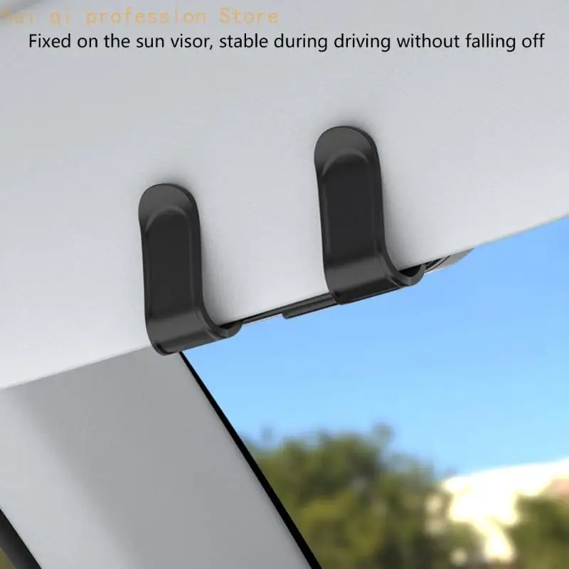 Auto-Sonnenbrillenhalter mit Single-Touch-Entriegelung für einfachen Zugriff während der Fahrt, geeignet für die meisten – Detail 5