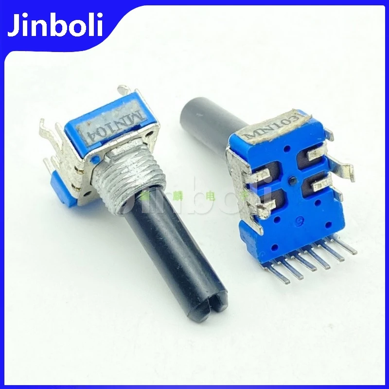 1PCS RK12 Type MN103 MN104 Single Row 6Pins Power Amplifier Mixer Channel Balance Potentiometer MN10K MN100K