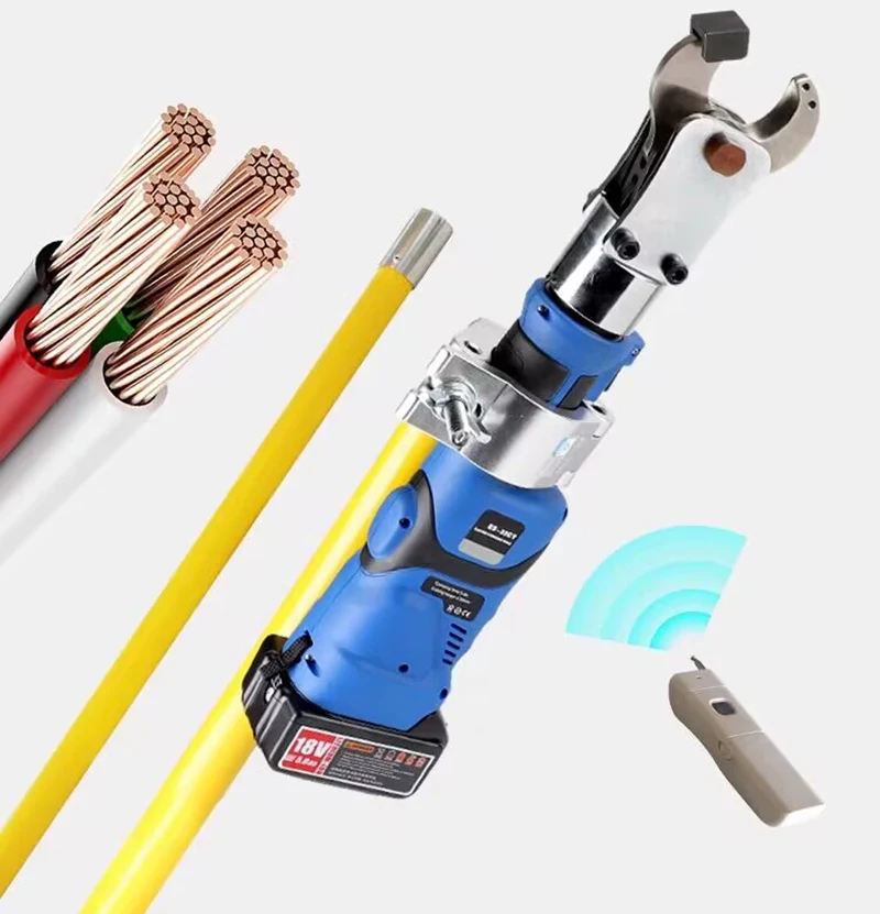 

Wireless Remote Control Hydraulic Cable Cutter ES-32C Portable Copper aluminum Cable/Steel core Aluminum stranded wire Cutter