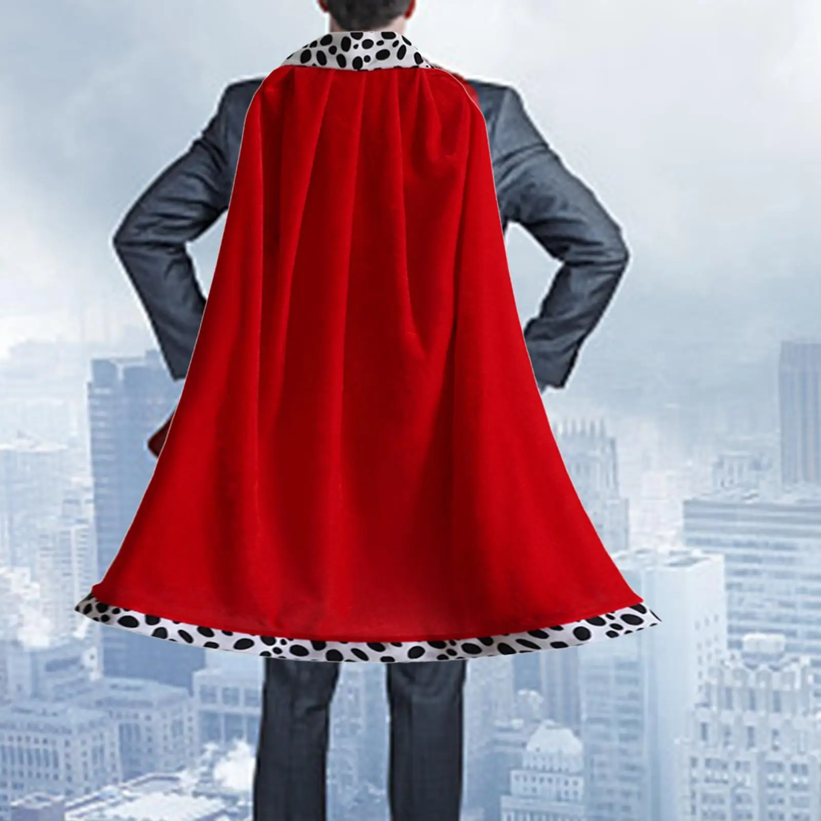 King Cape King Robe Cloak Costume Accessory for Masquerade Carnival Dress up 90cm for Kids