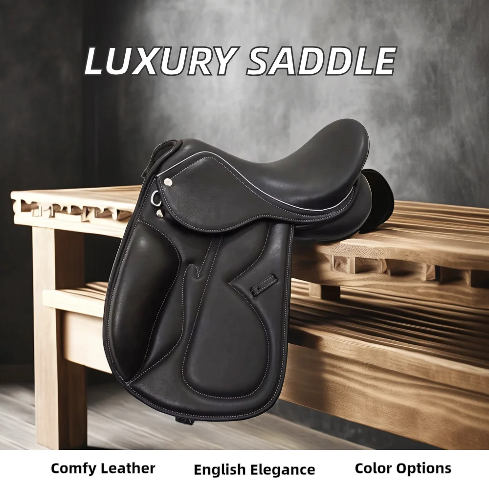 سروج جلدية إنجليزية مصنوعة حسب الطلب مناسبة لمتاجر إمدادات الفروسية ومناسبة لإعادة البيع عن طريق متاجر توريد ركوب الخيل