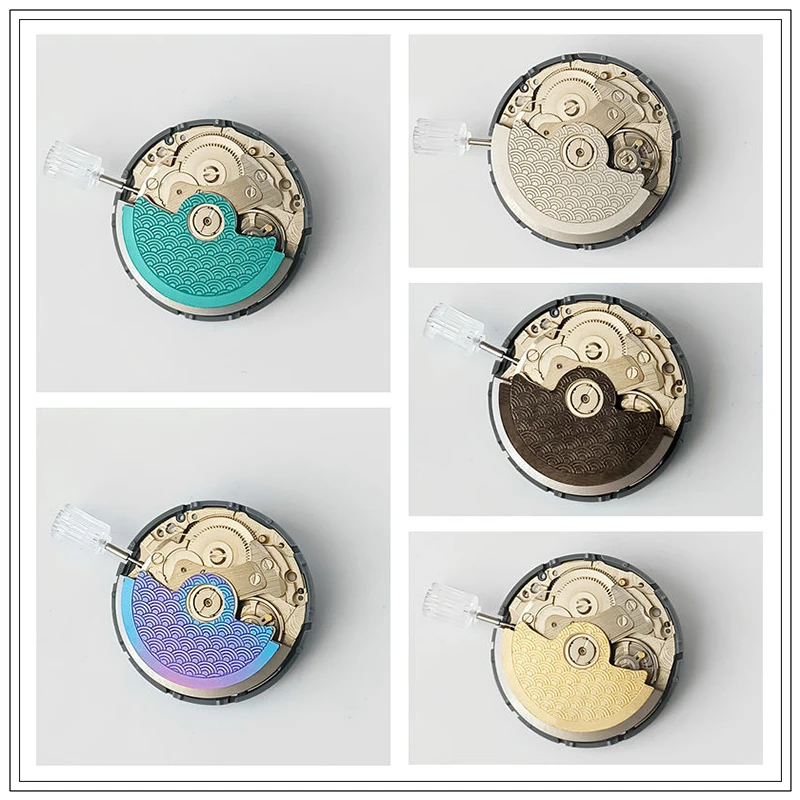 La toppa metallica del rotore del movimento NH35 è adatta per le parti di modifica personalizzate dell'orologio patch del rotore della serie NH35