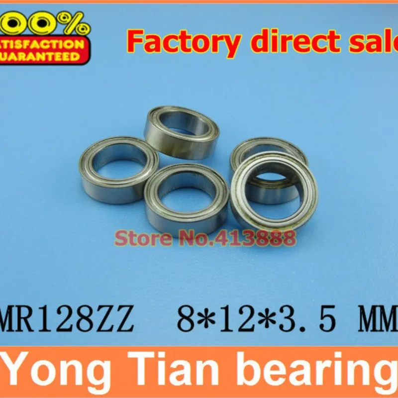 

NBZH 200pcs/lot free shipping deep groove ball bearing (stainless steel 440C material) SMR128ZZ 8*12*3.5mm