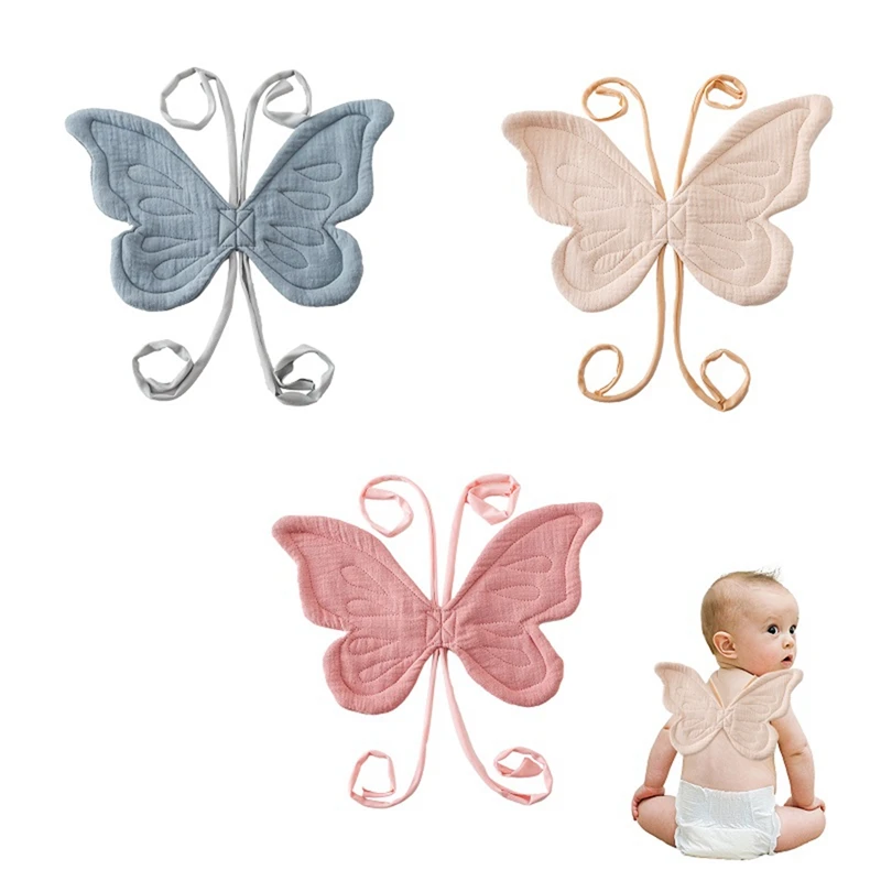 Baby Butterfly Wing Baby Cotton Birthday Party Costume Photography Accessories For Newborns Photography Props Gifts For Newborns